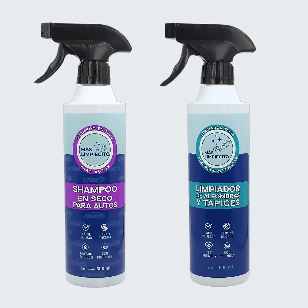 Pack - limpiador tapiz + shampoo auto