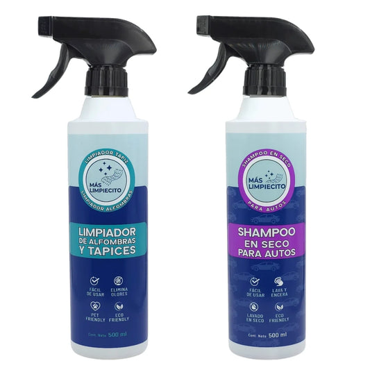 Pack - limpiador tapiz + shampoo auto