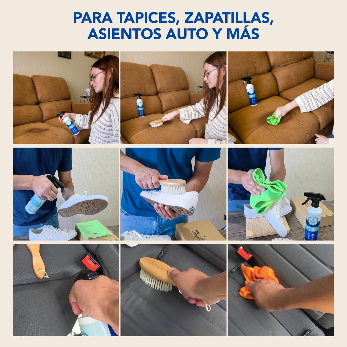 Limpiador Tapiz + Cepillo Tapiz
