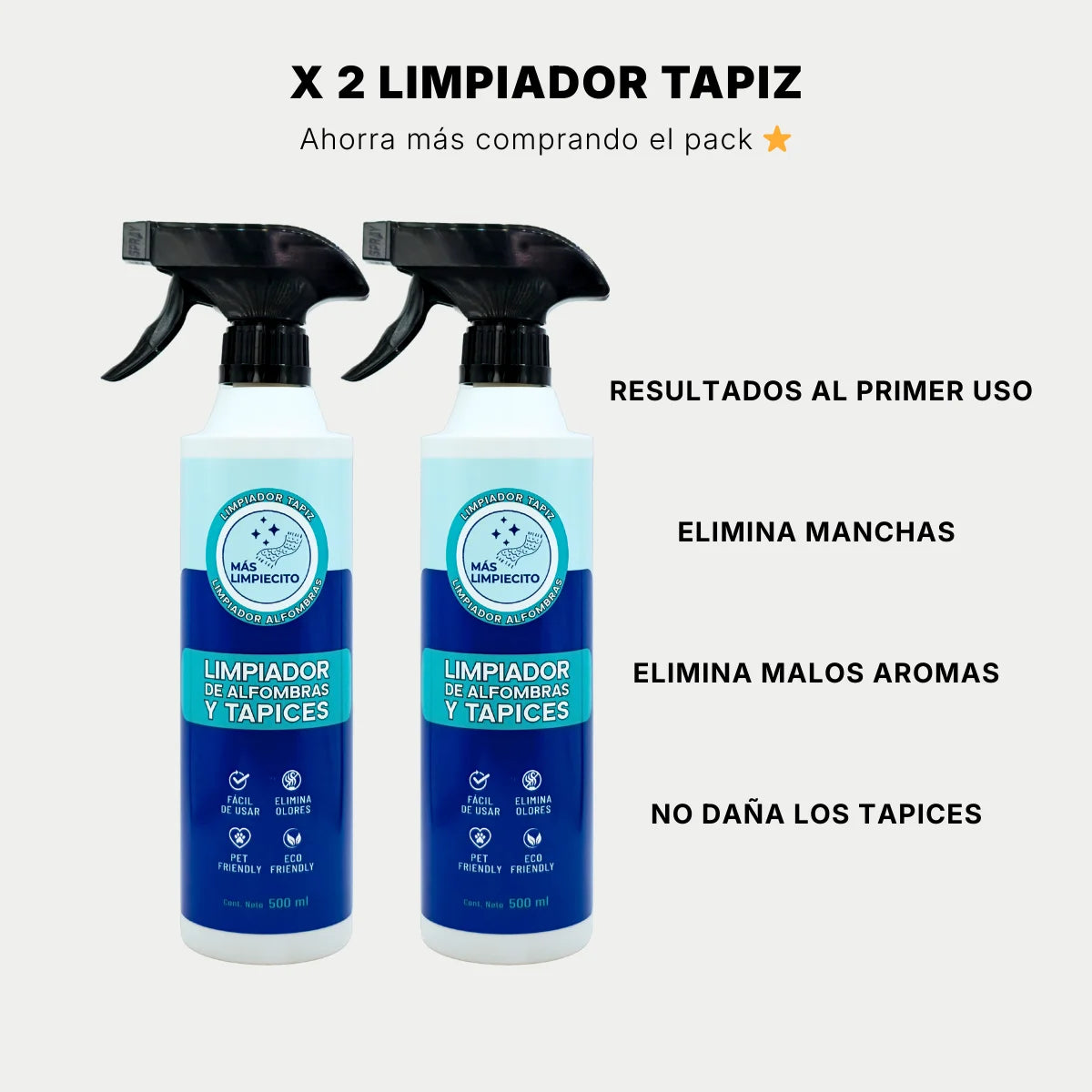 Pack x2 Limpiador Tapiz