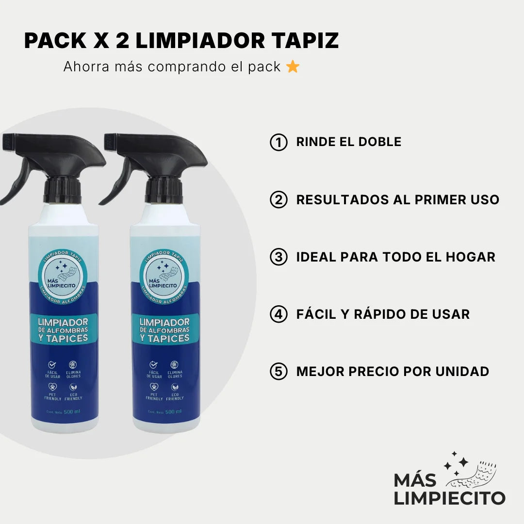 Pack x 2 Limpiador Tapiz
